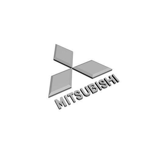 Mitsubishi Logo 3D print model 3