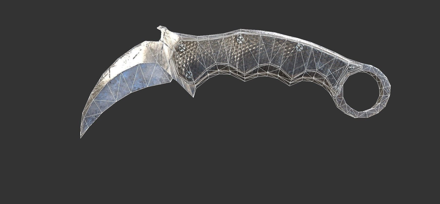 Blade Package Free low-poly 3D model_4