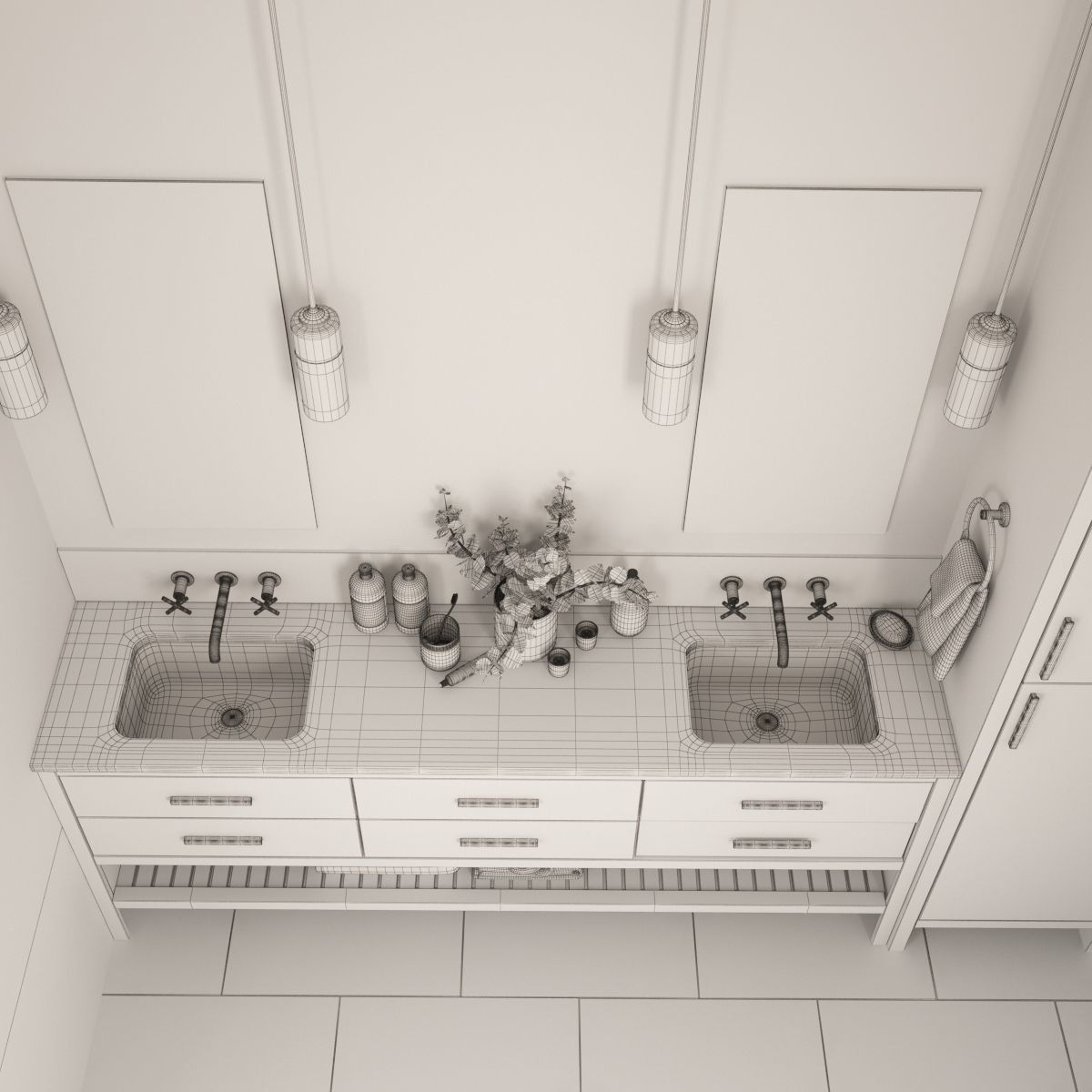 Bathroom 27 3D model_7