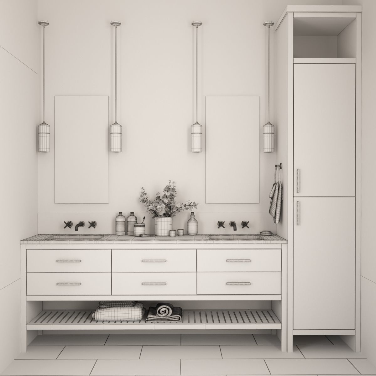 Bathroom 27 3D model_6