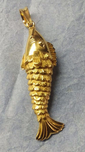 Fish Pendant  Movable fish  3D print model