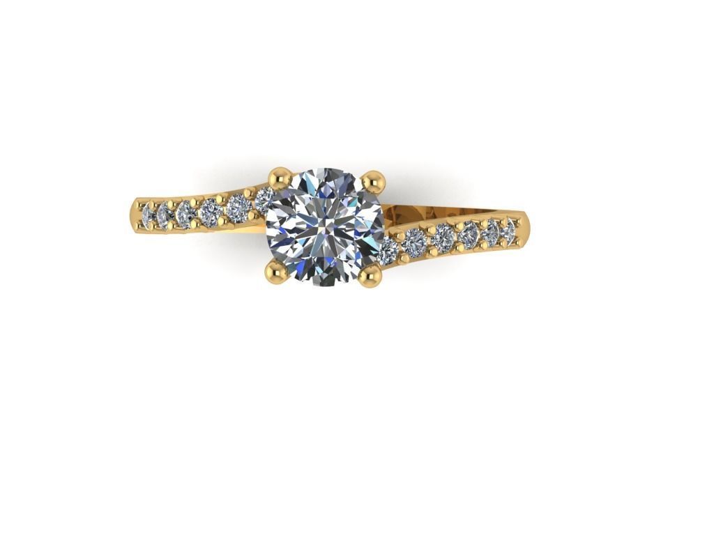 Classic Ring  3D print model_1