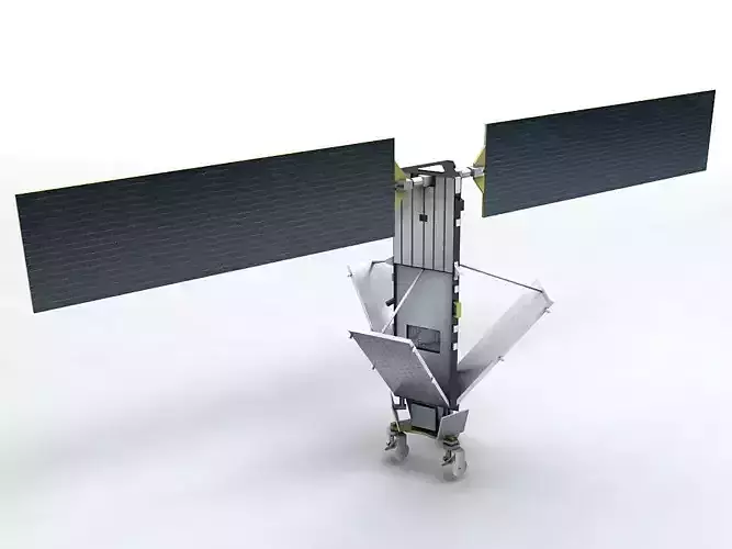 Iridium Satellite Low-poly 3D model