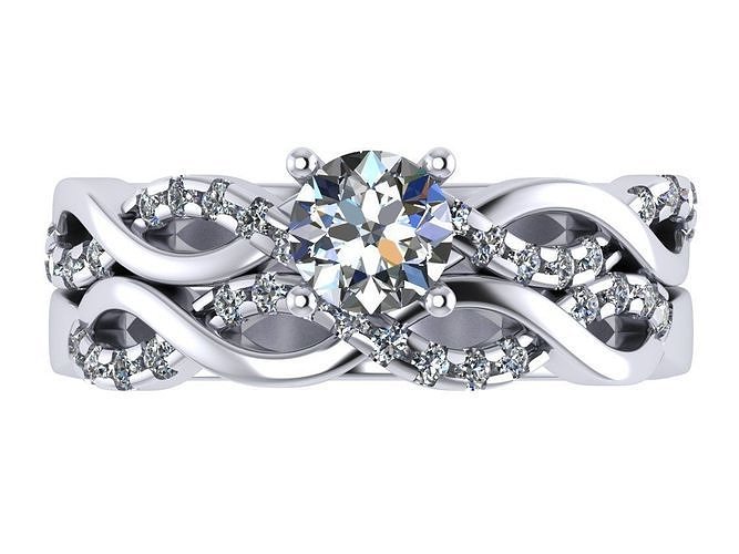 twist rings 3D print model