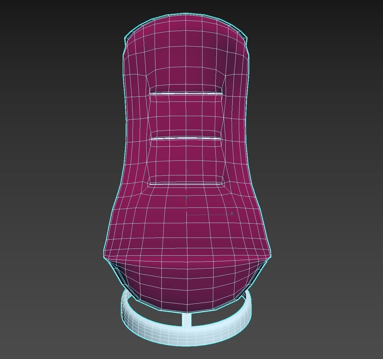 Modern Chair 3D model_11
