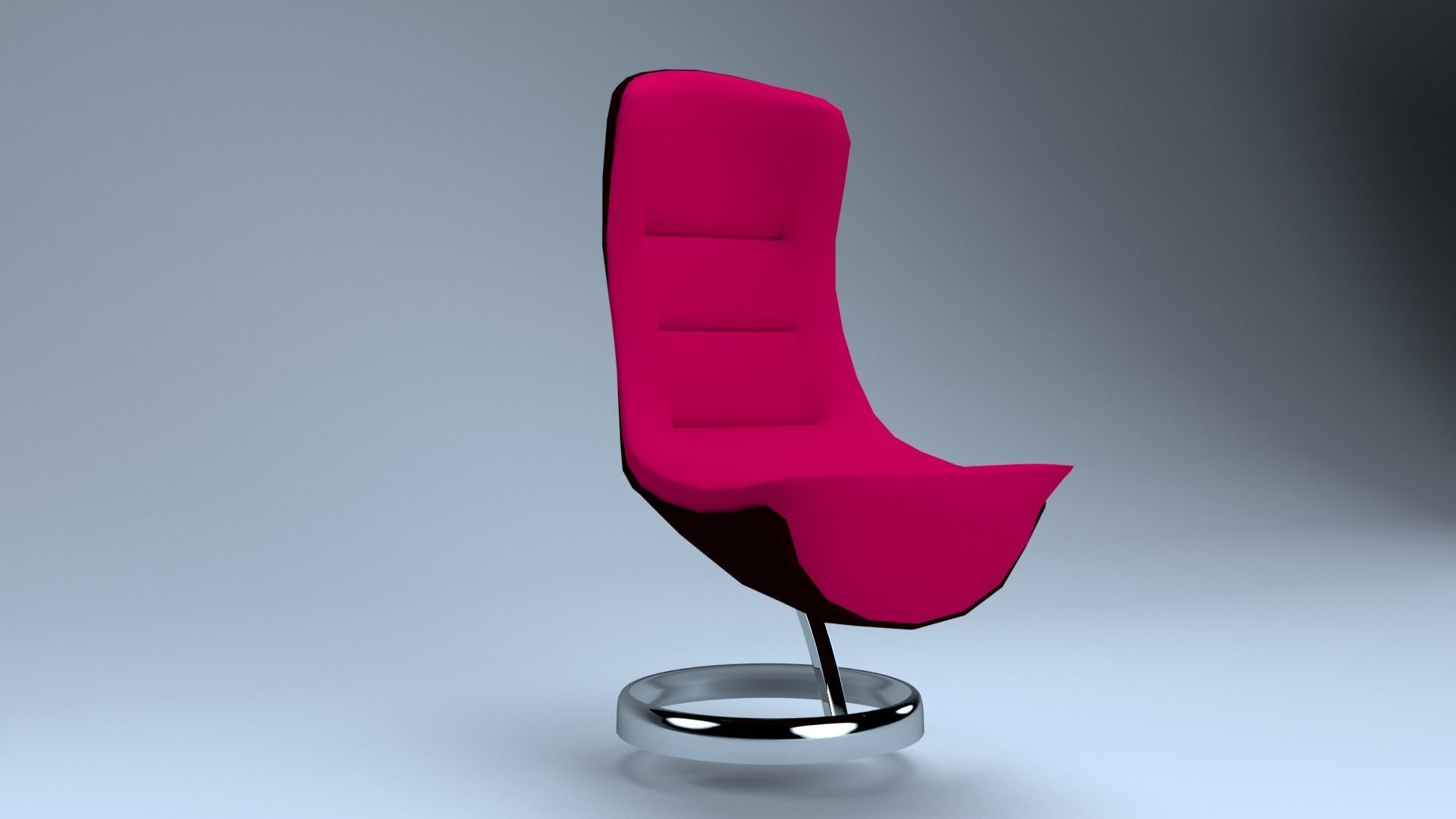 Modern Chair 3D model_2