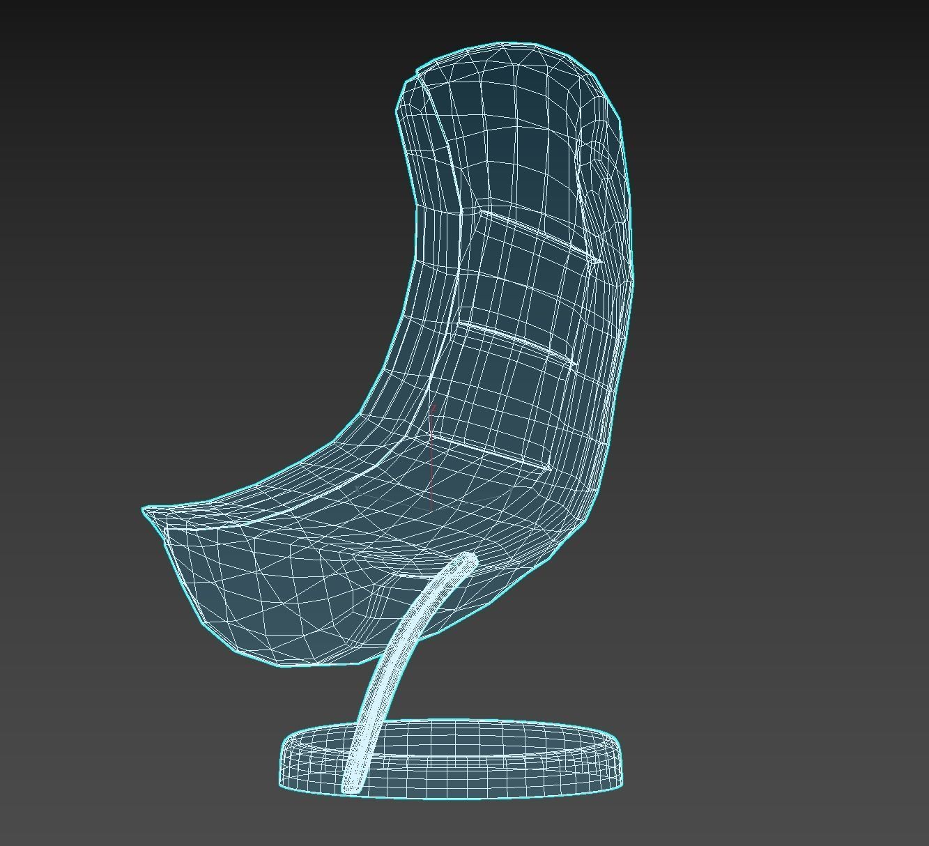 Modern Chair 3D model_10