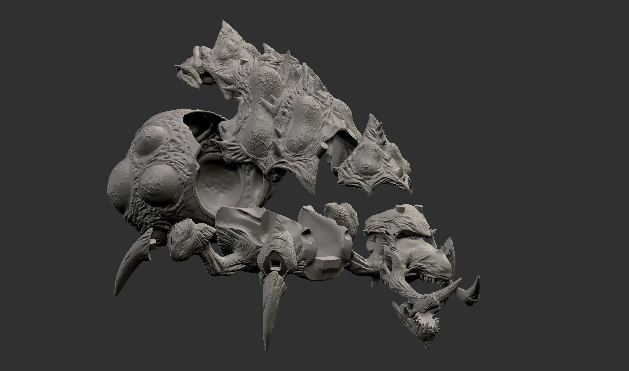 Starcraft Baneling  3D print model_17