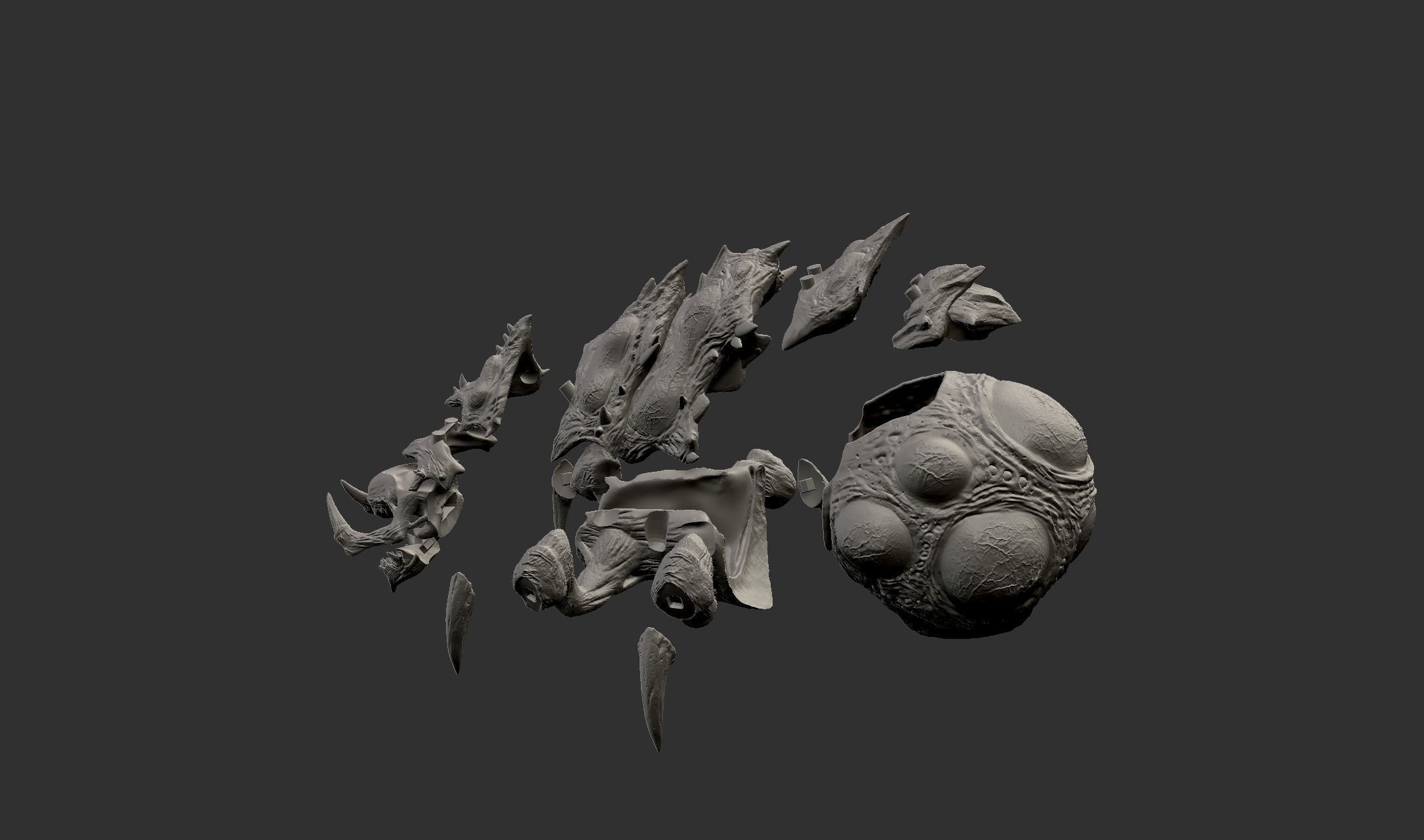 Starcraft Baneling  3D print model_18