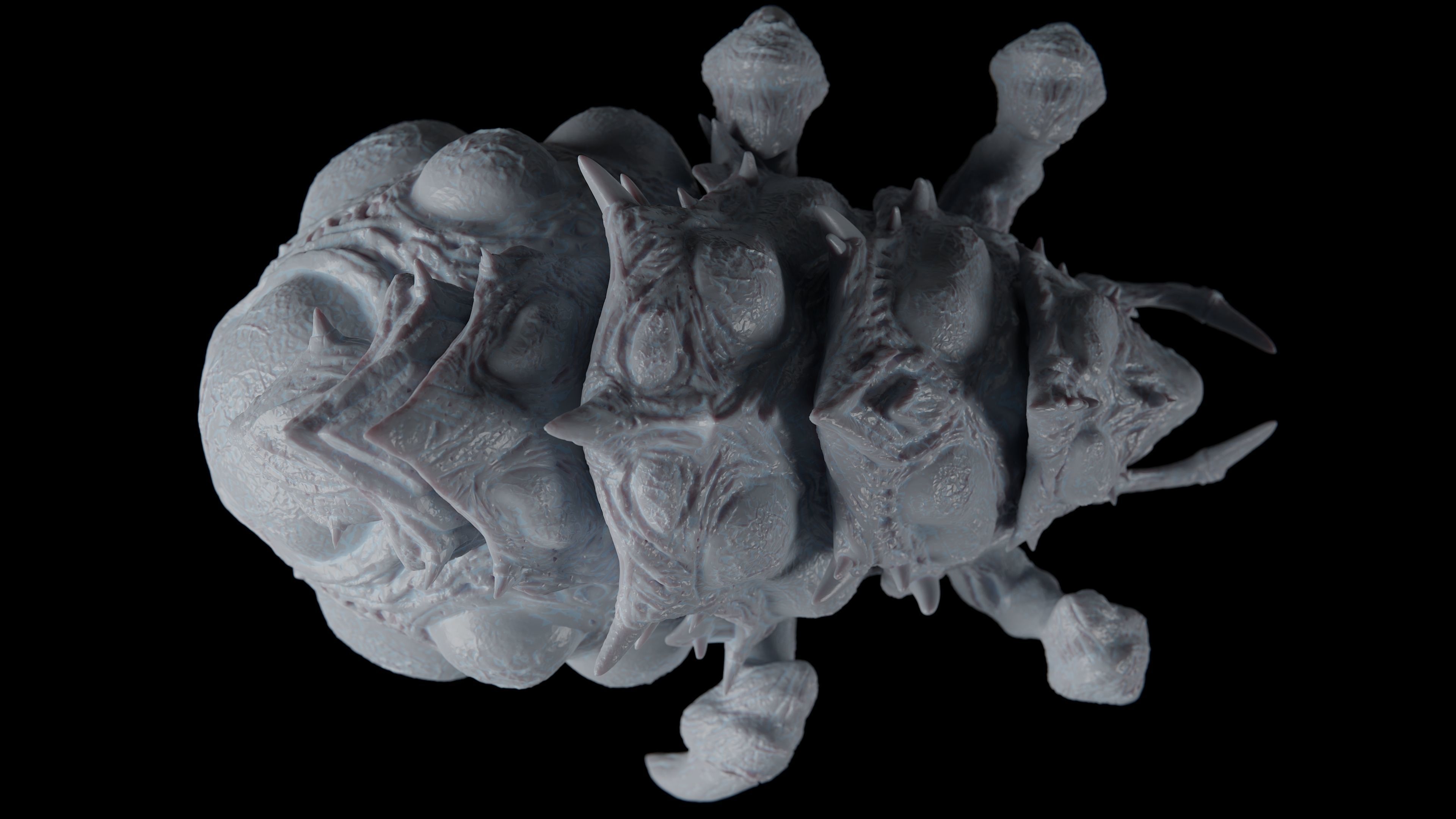 Starcraft Baneling  3D print model_5