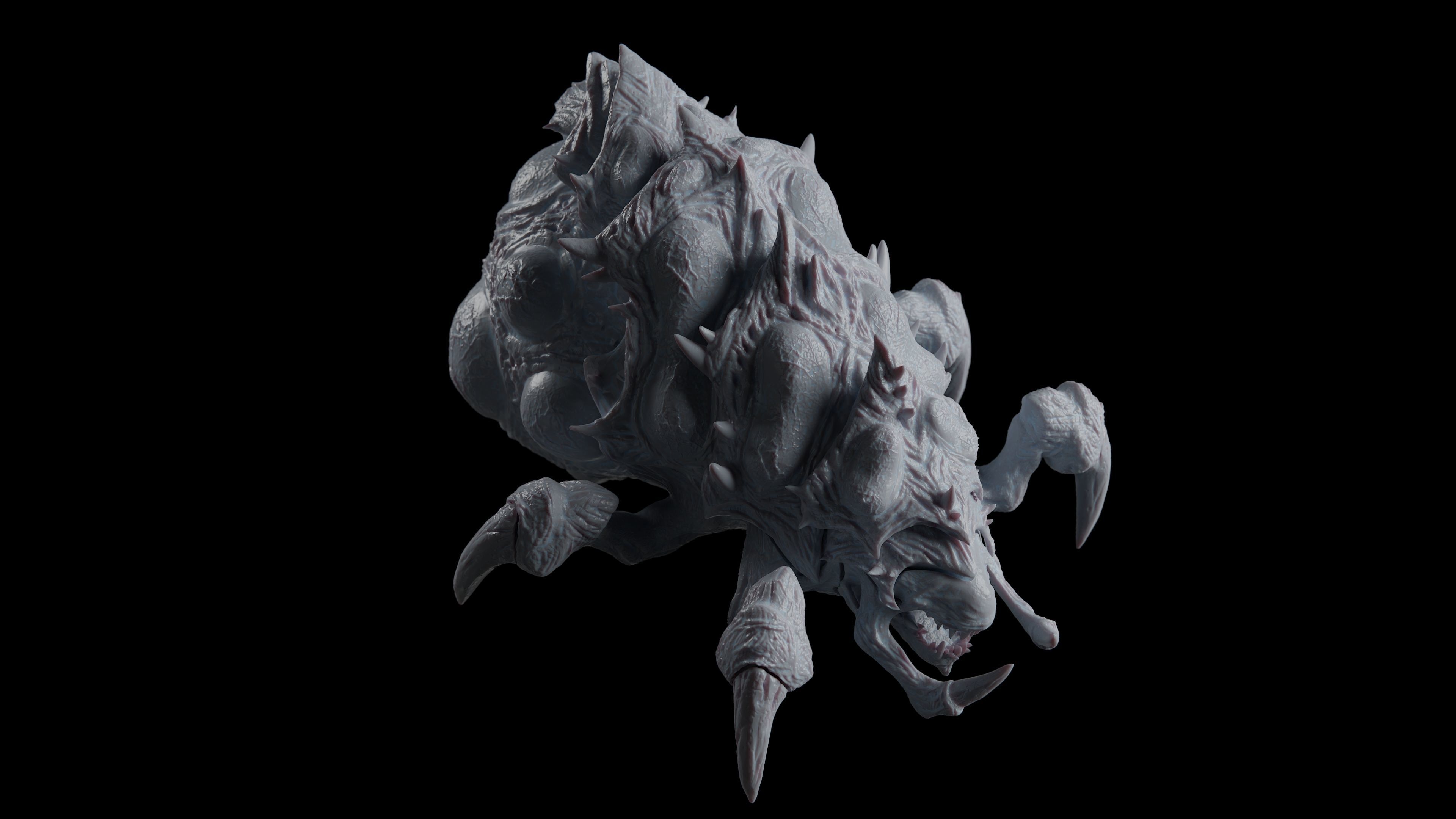 Starcraft Baneling  3D print model_3