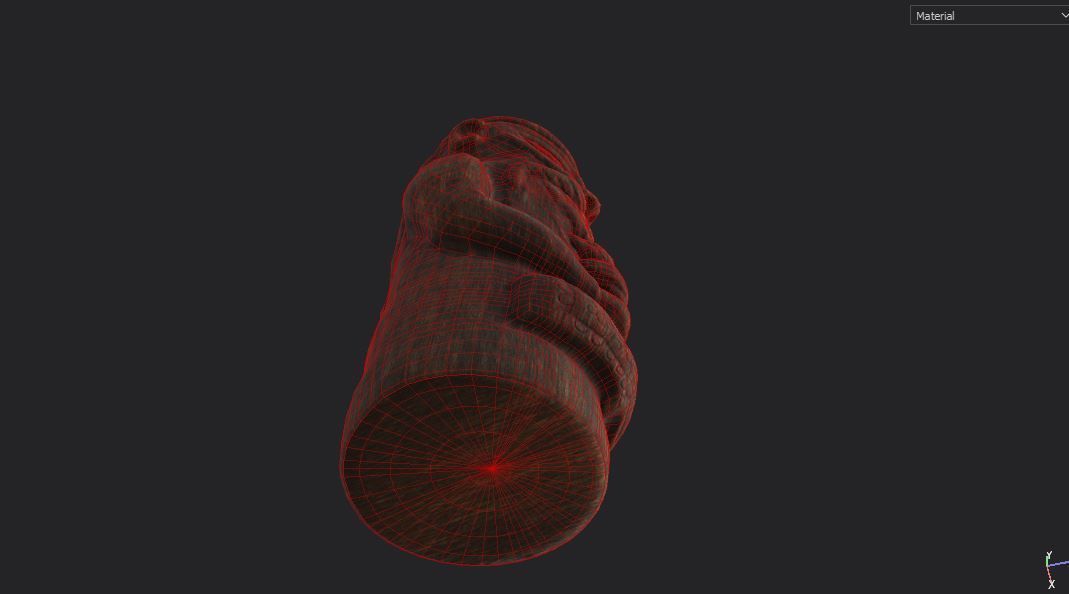 Thor Idol Low-poly 3D model_6