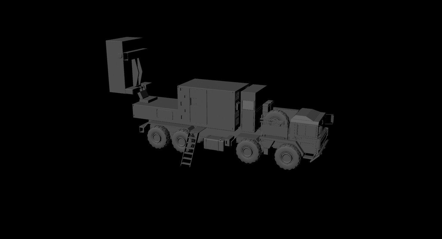 COBRA radar Low-poly 3D model_3
