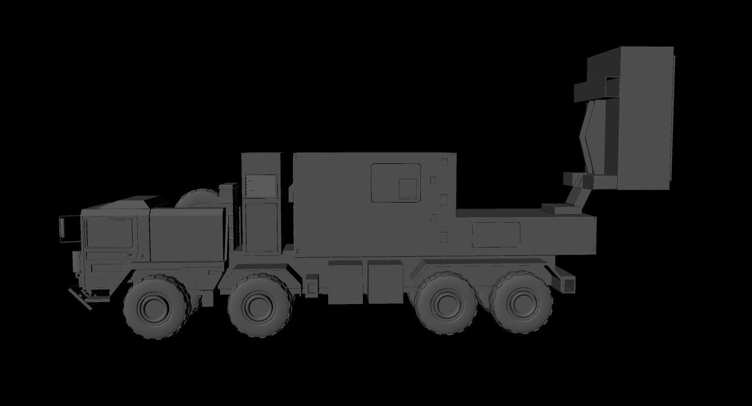 COBRA radar Low-poly 3D model_38