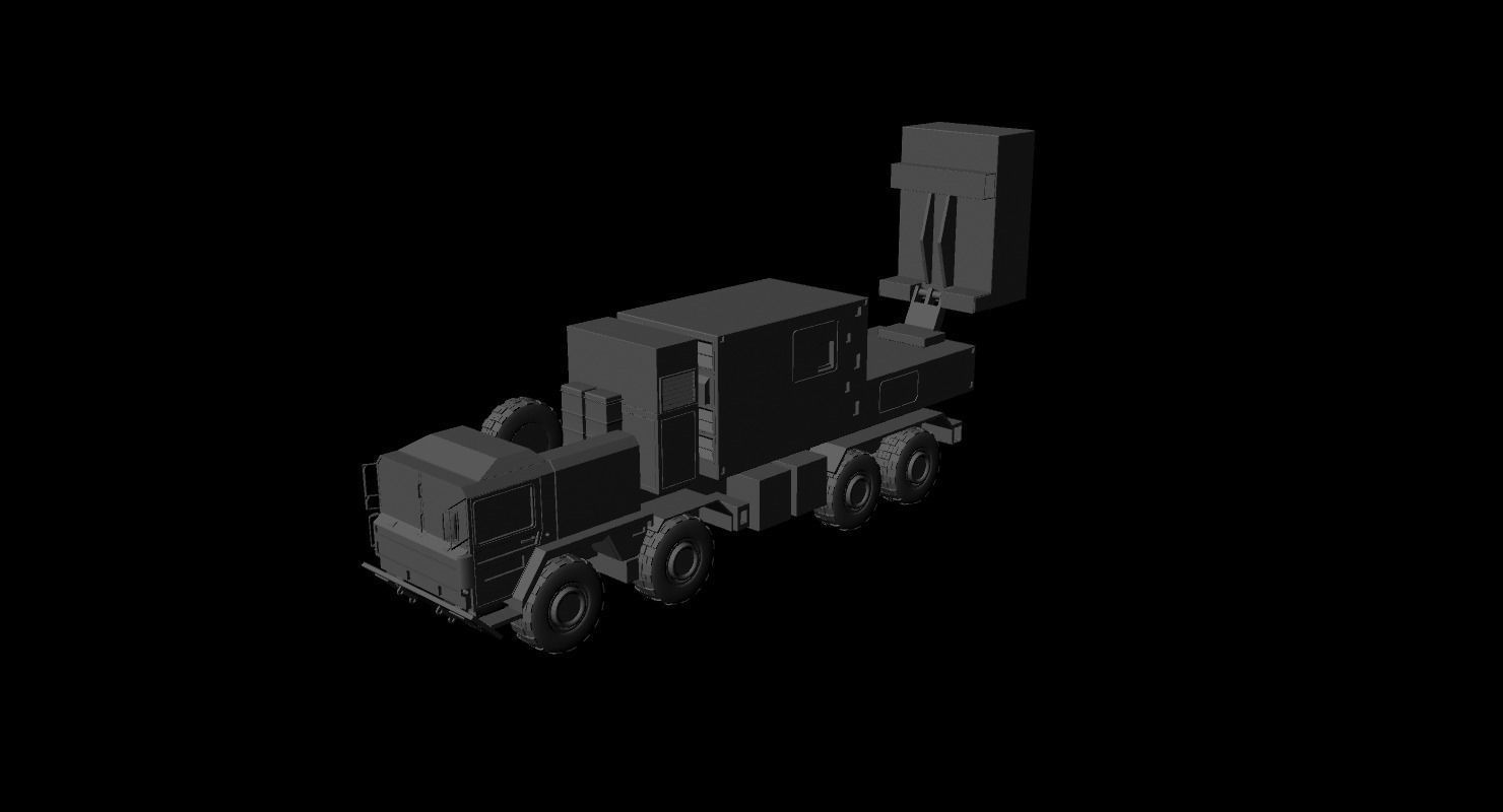 COBRA radar Low-poly 3D model_29