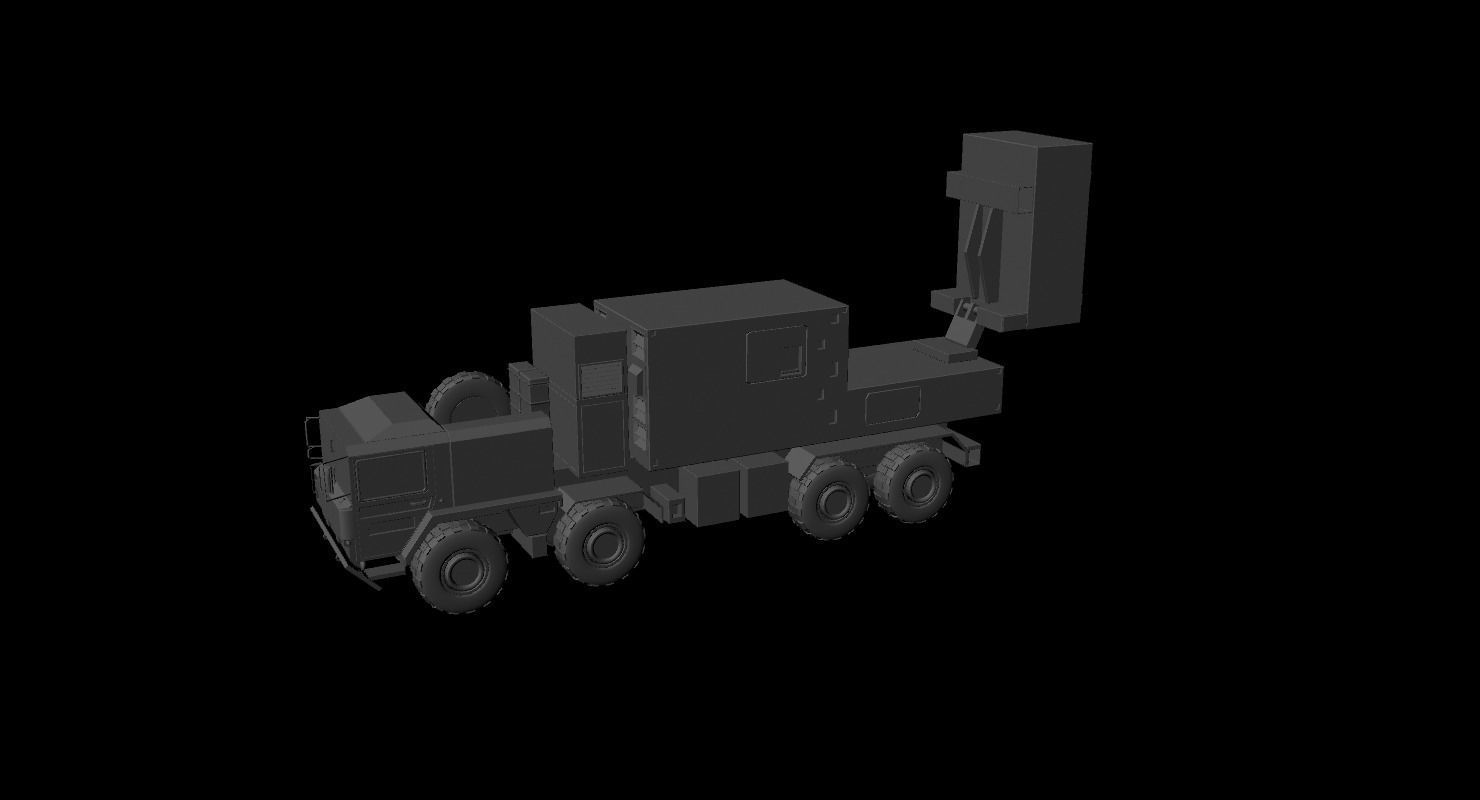 COBRA radar Low-poly 3D model_27