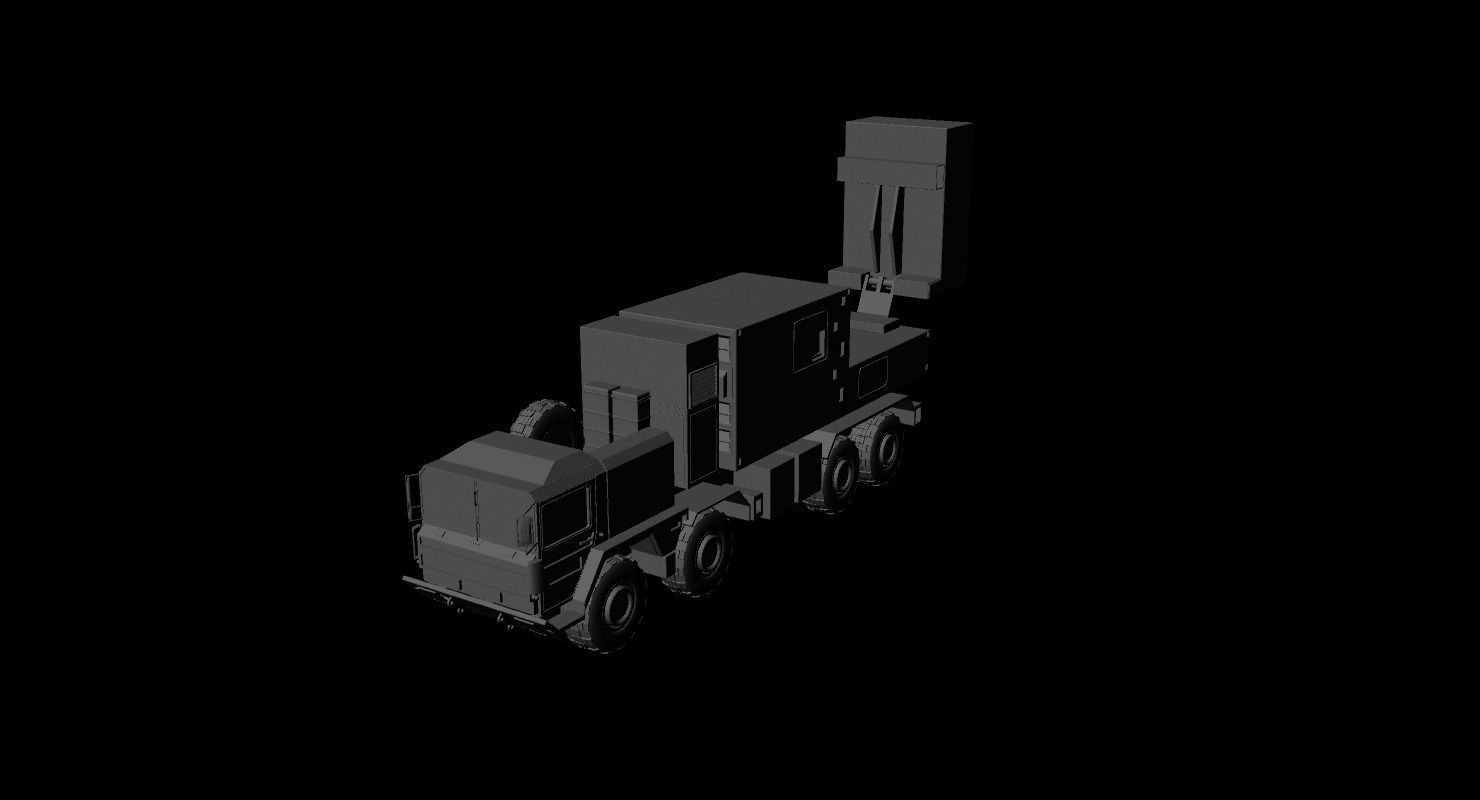 COBRA radar Low-poly 3D model_30