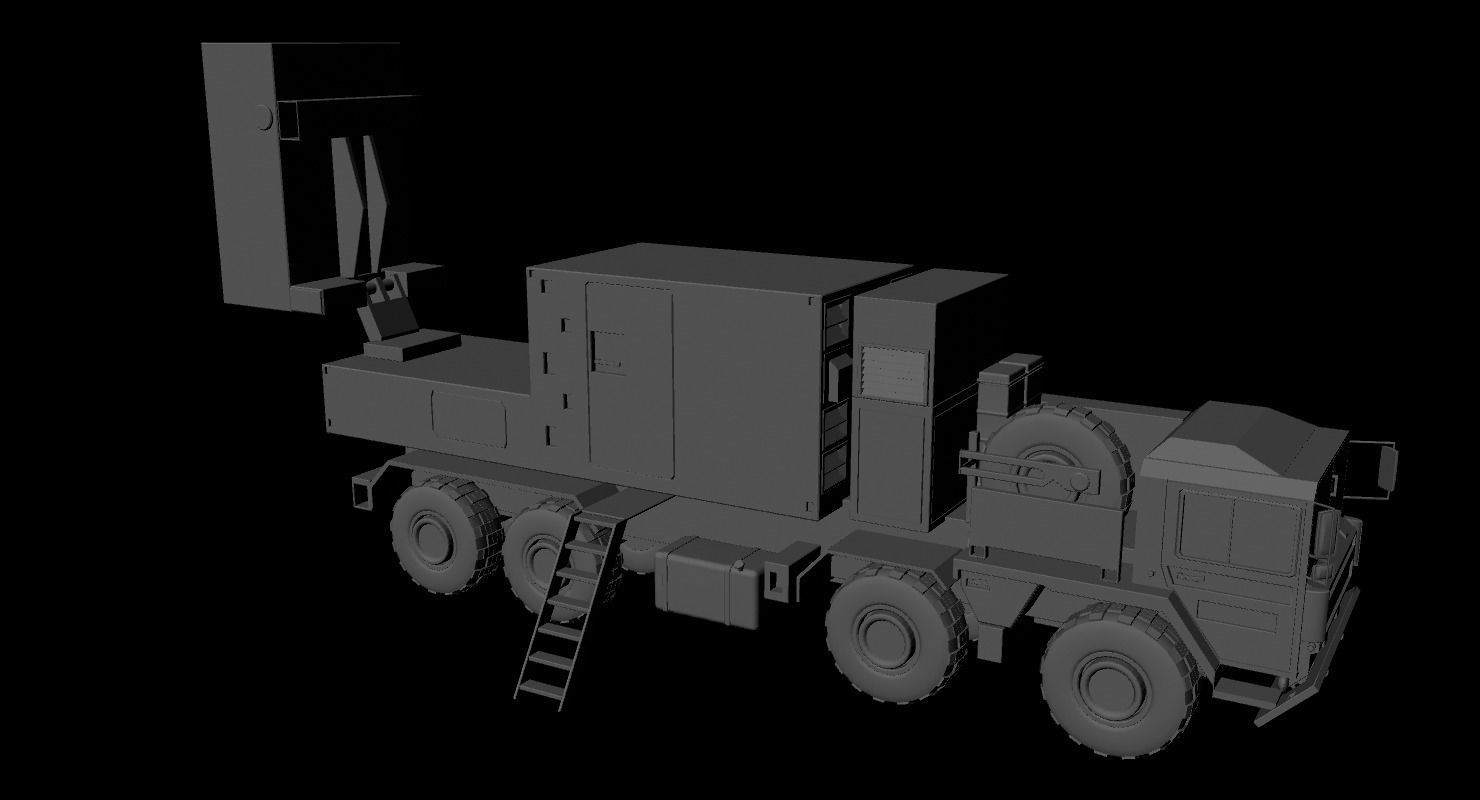 COBRA radar Low-poly 3D model_39
