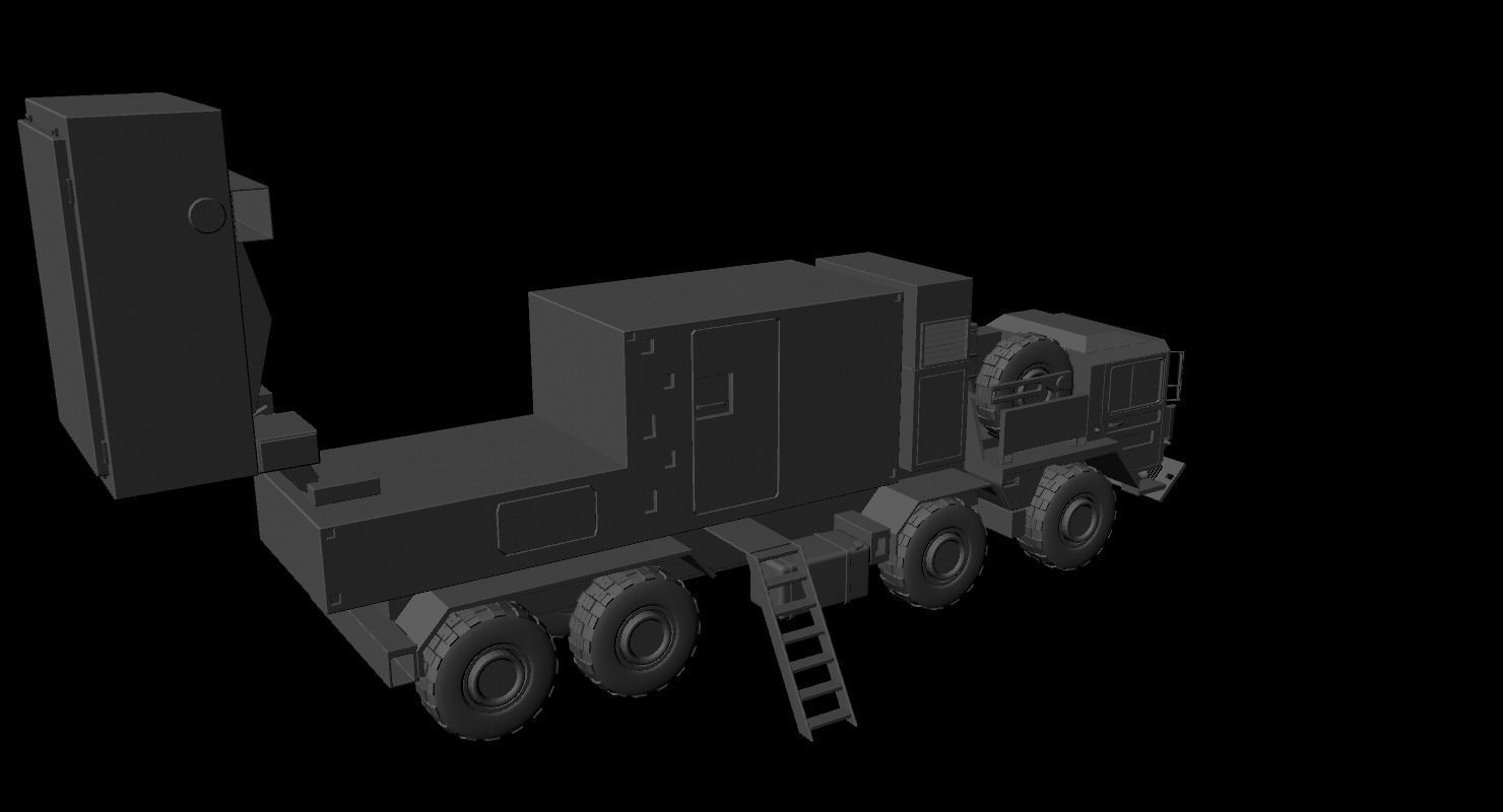 COBRA radar Low-poly 3D model_40