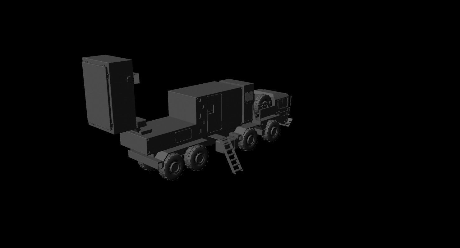 COBRA radar Low-poly 3D model_10