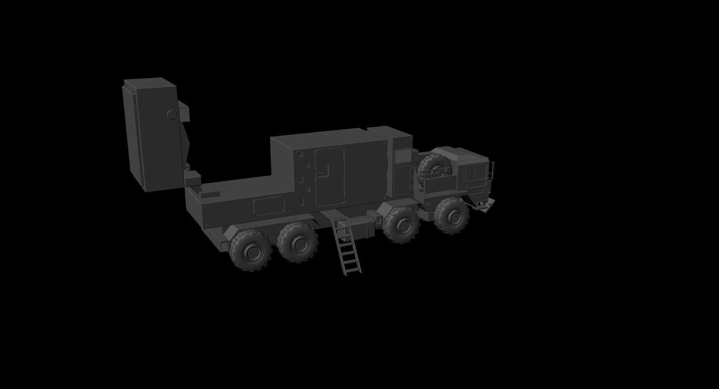 COBRA radar Low-poly 3D model_9