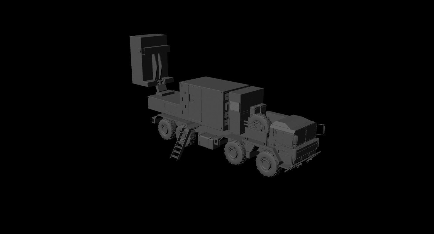 COBRA radar Low-poly 3D model_1