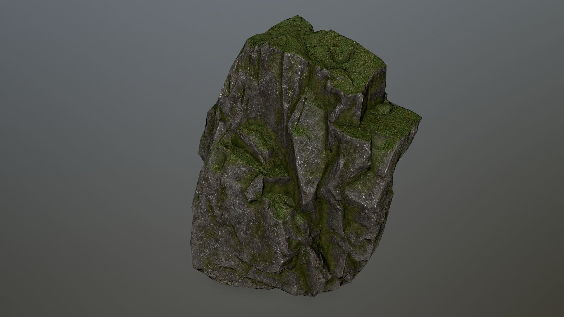 Rocks set 5 rock Low-poly 3D model_3