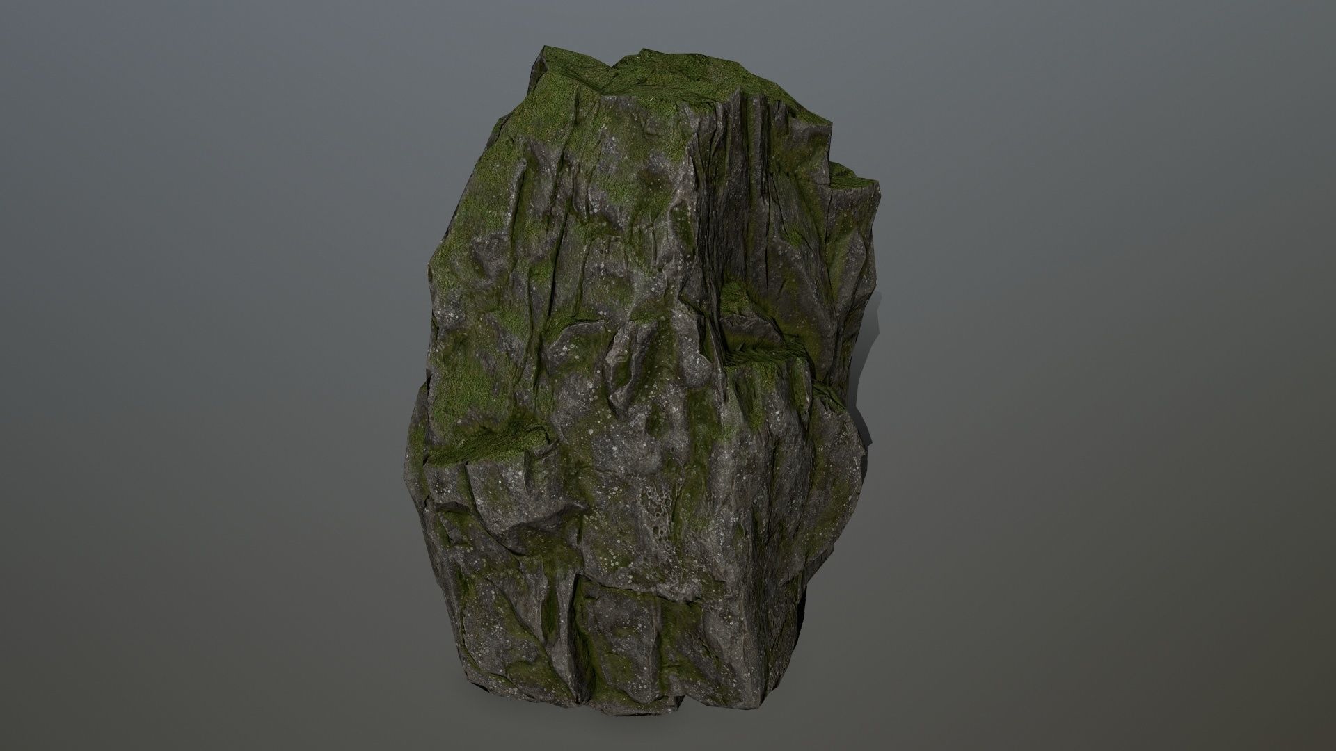 Rocks set 5 rock Low-poly 3D model_2