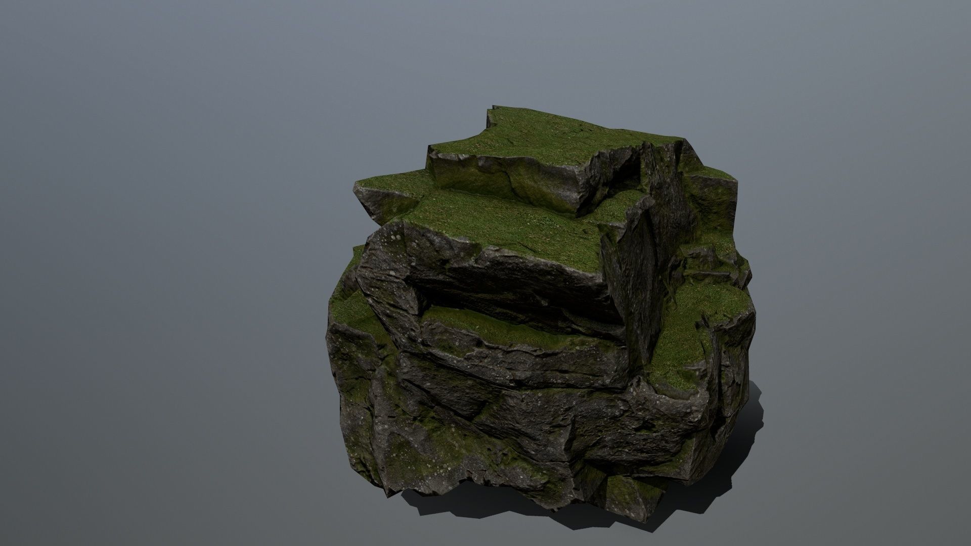 Rocks set 5 rock Low-poly 3D model_9