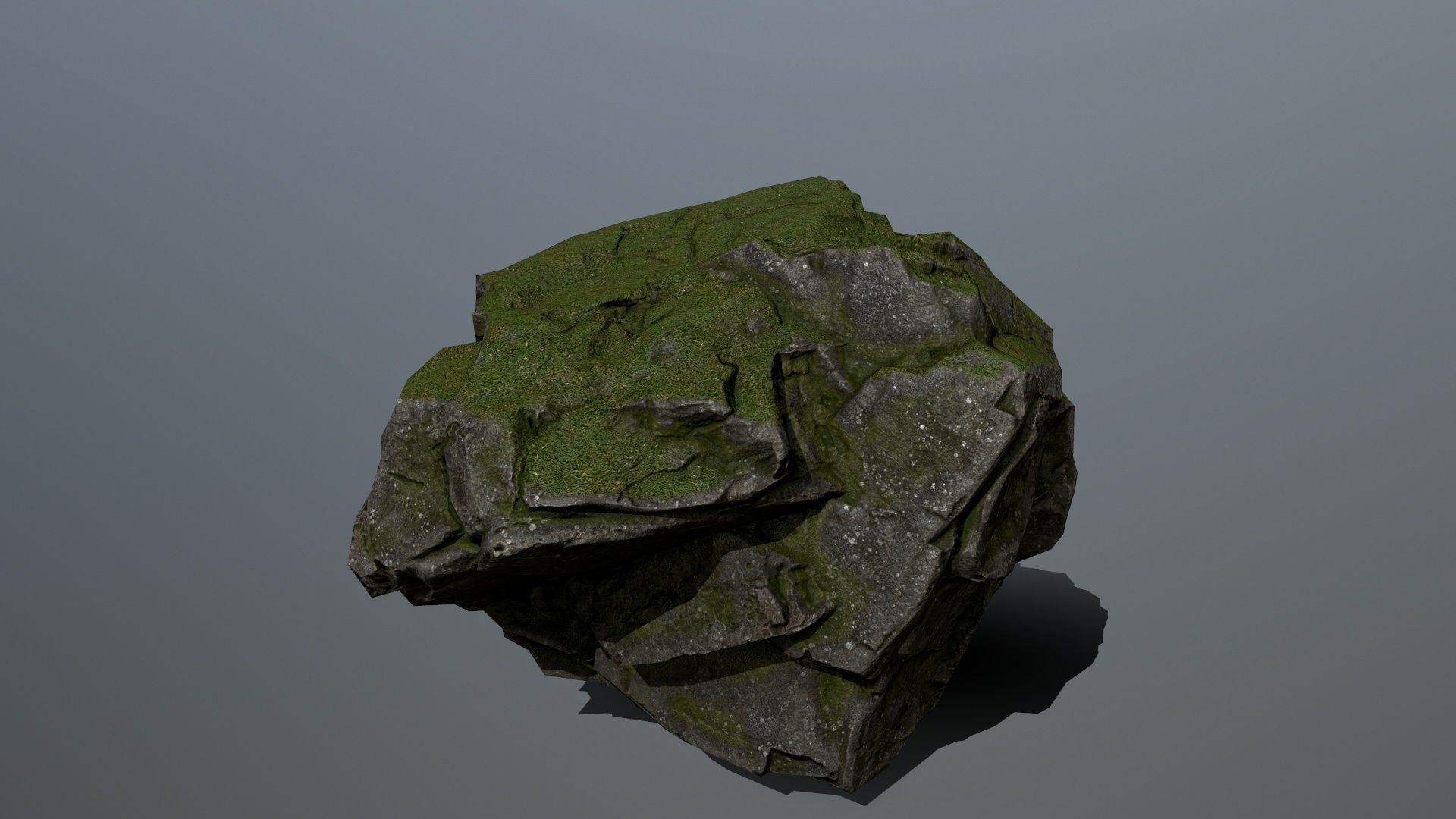 Rocks set 5 rock Low-poly 3D model_12