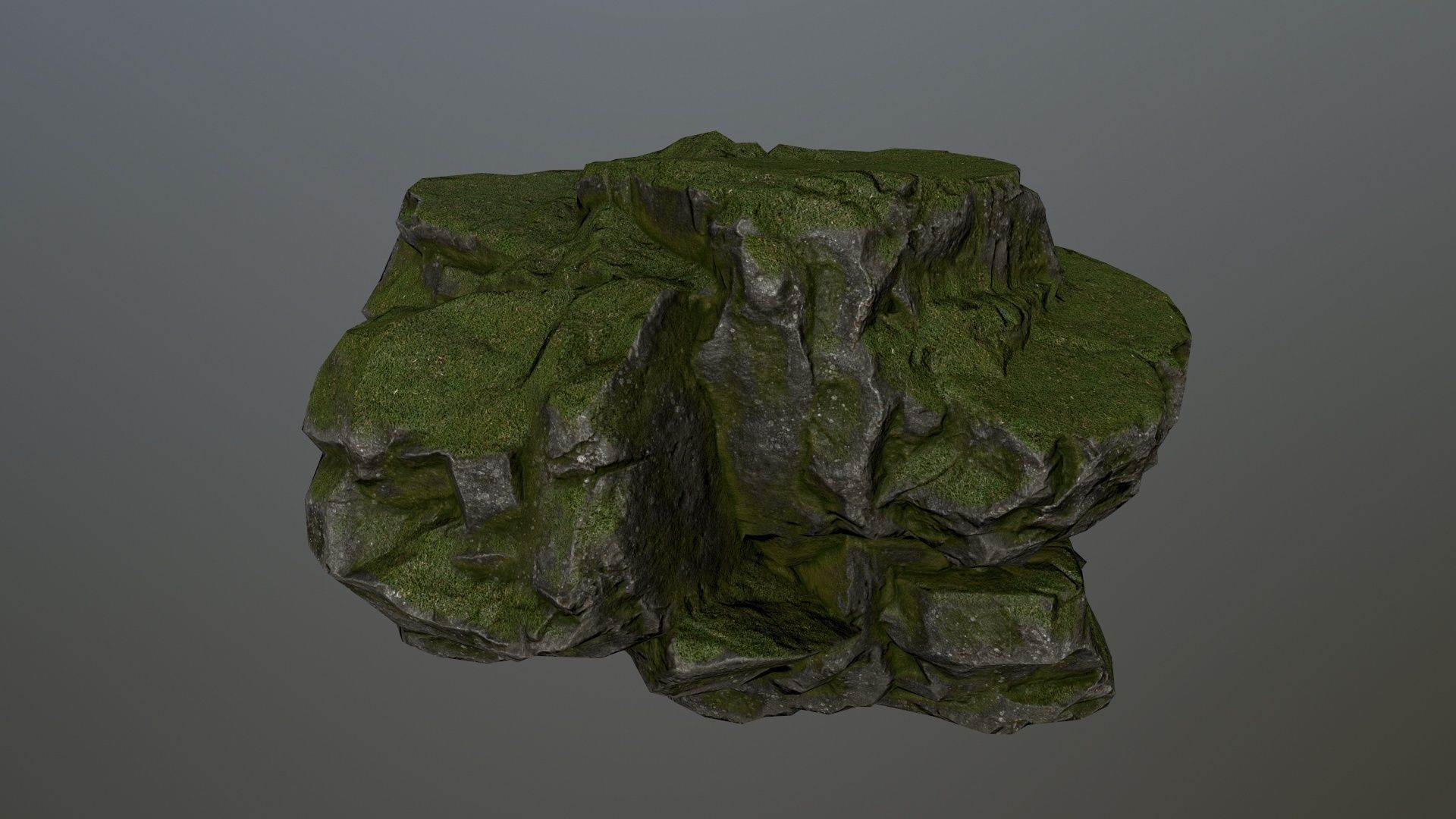 Rocks set 5 rock Low-poly 3D model_6