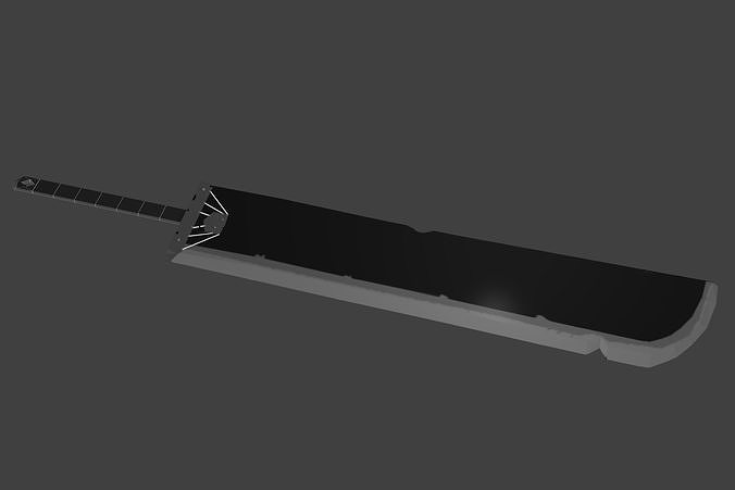 BIG sinigami sword Free low-poly 3D model