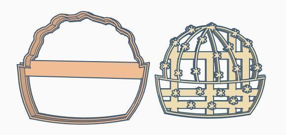 Cactus Cookie Cutter Set 3D print model_1