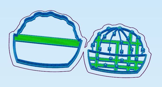 Cactus Cookie Cutter Set 3D print model_3