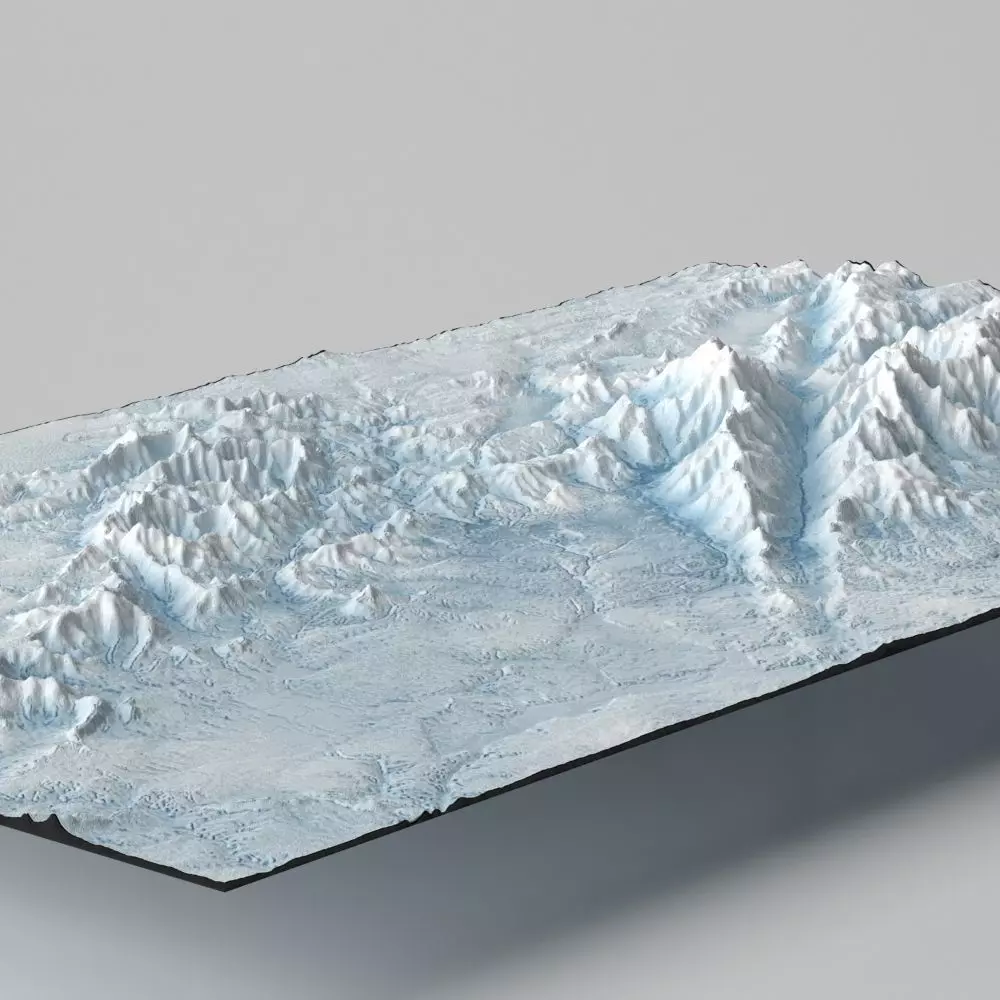 Artic Landscape 3D model_0
