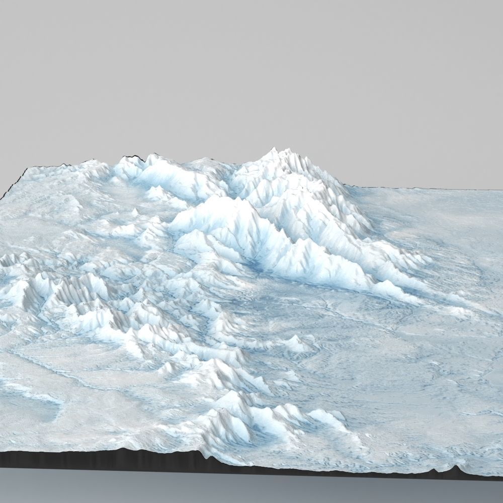 Artic Landscape 3D model_8