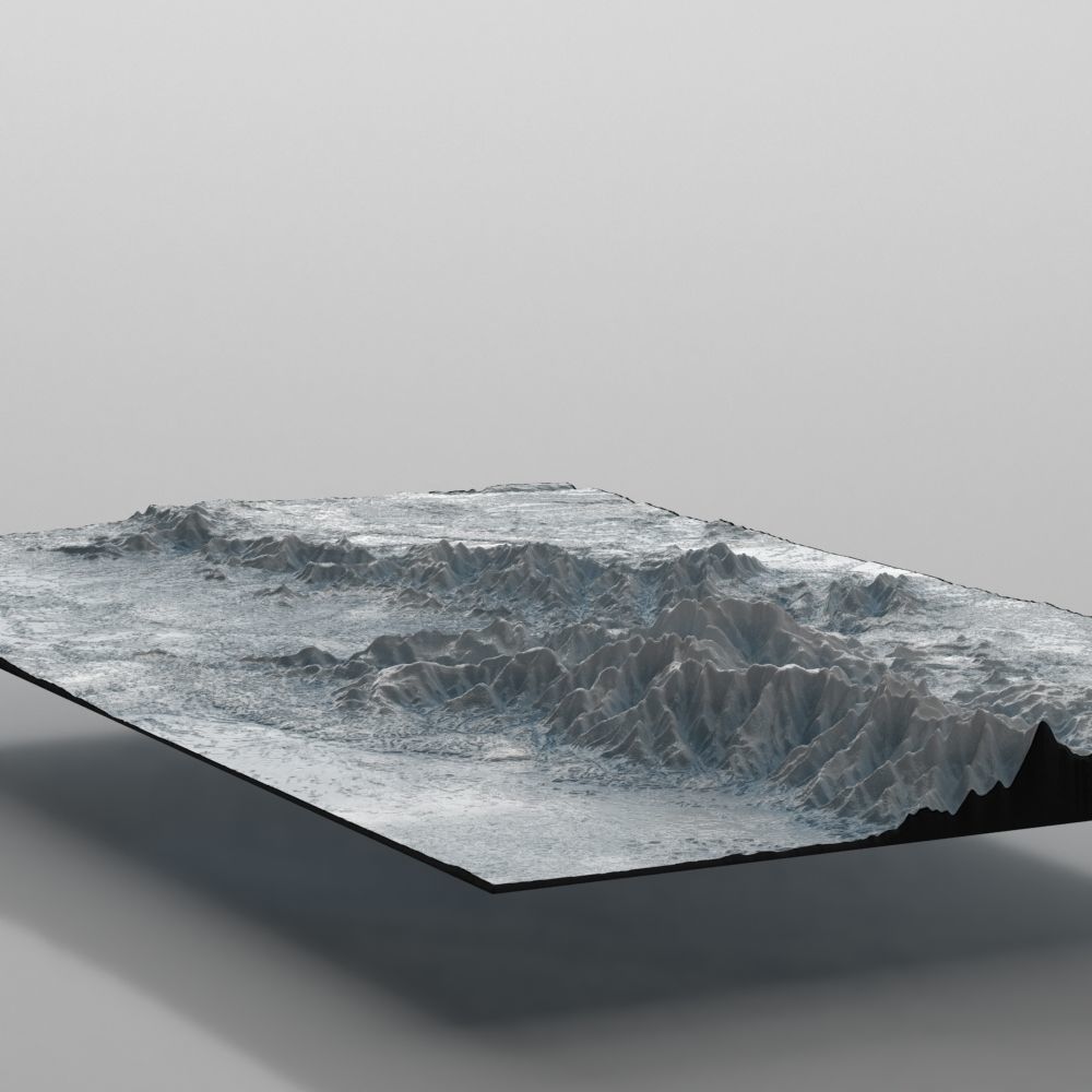 Artic Landscape 3D model_4