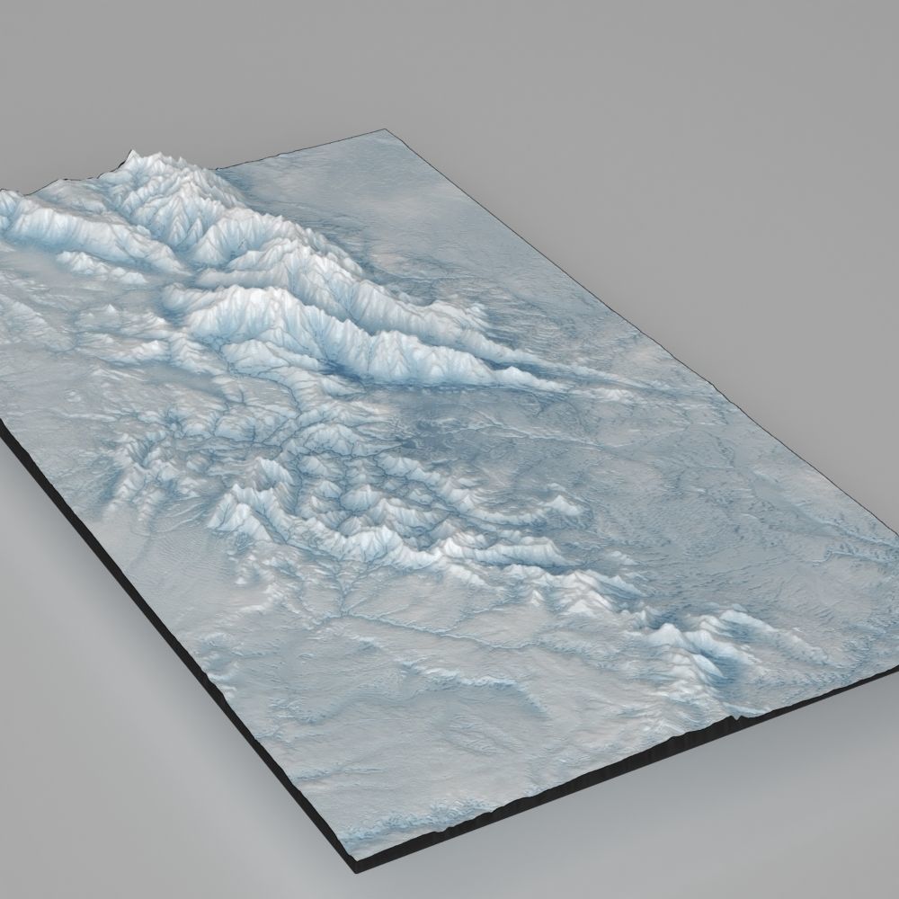 Artic Landscape 3D model_9