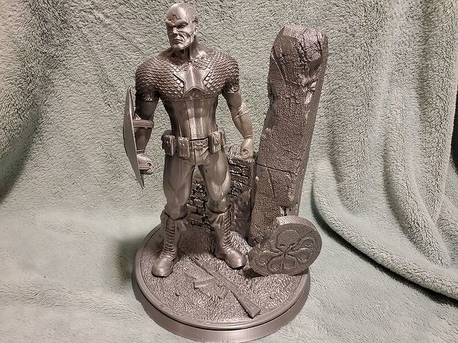 Captain America STL 3dprinting  3D print model