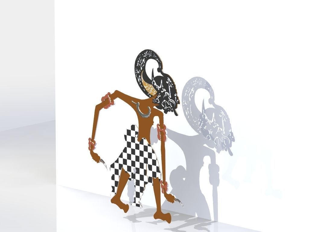 Wayang Kulit 3D model_2