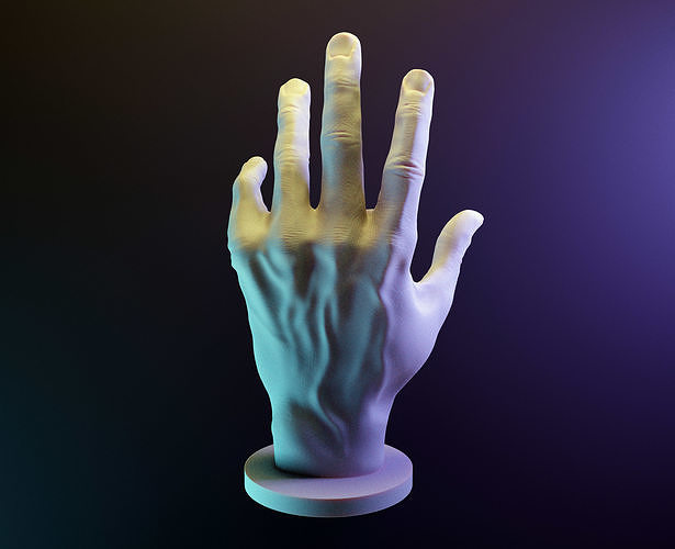 My hand 3D print model