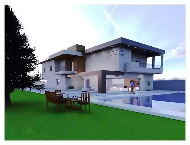 Villa modern in cyprus
