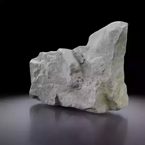 Rock 3D model - Photoscanned PBR Textures - Low and High poly Low-poly 3D model