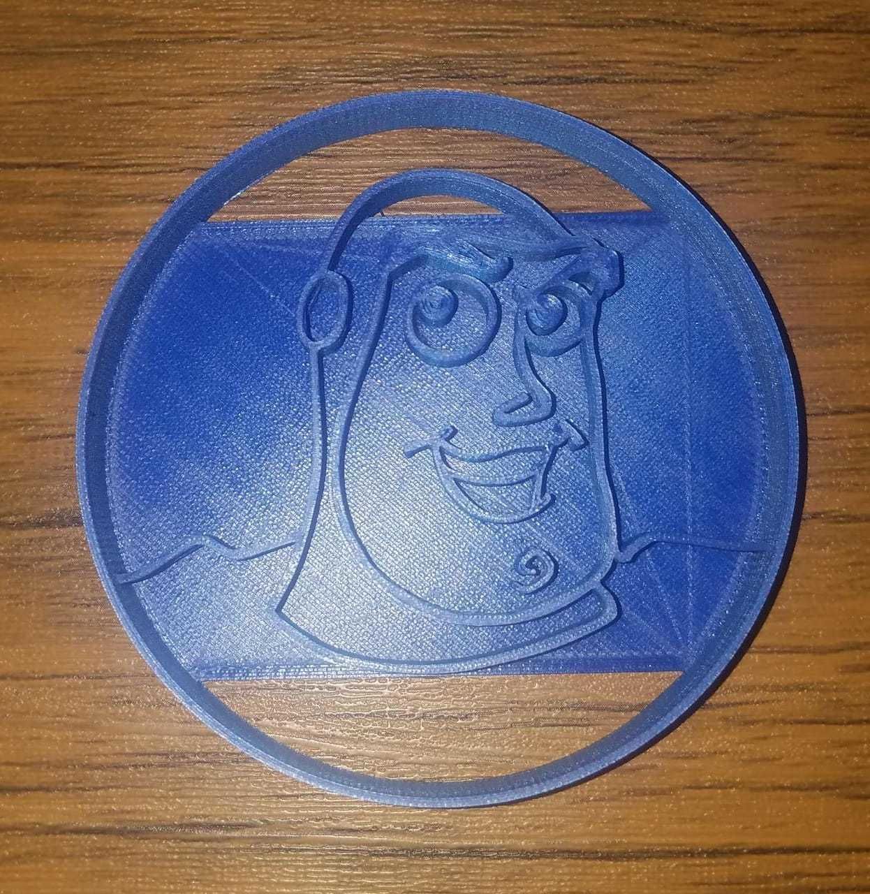 Buzz Lightyear cookie cutter 3D print model_1