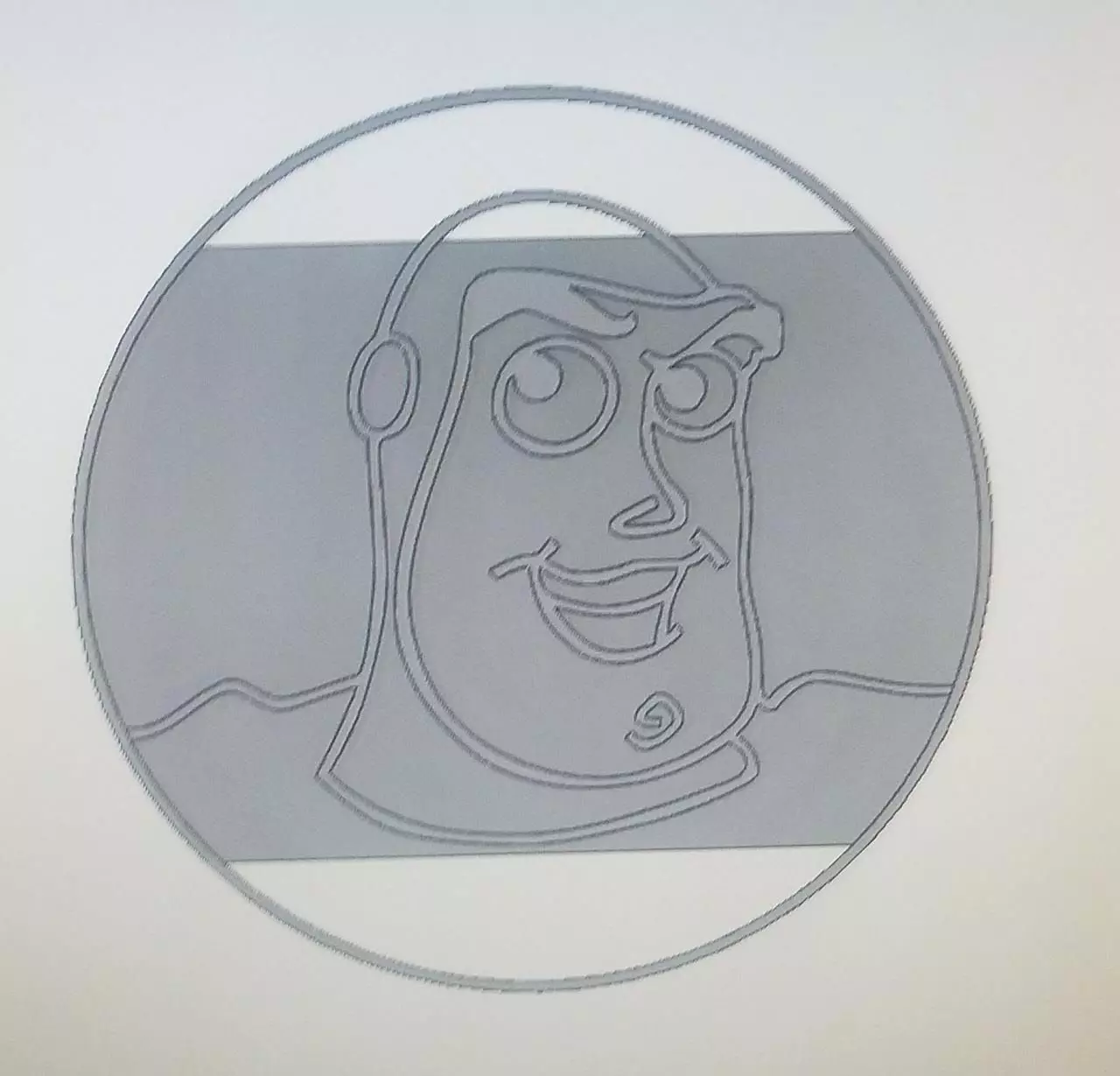 Buzz Lightyear cookie cutter 3D print model_0