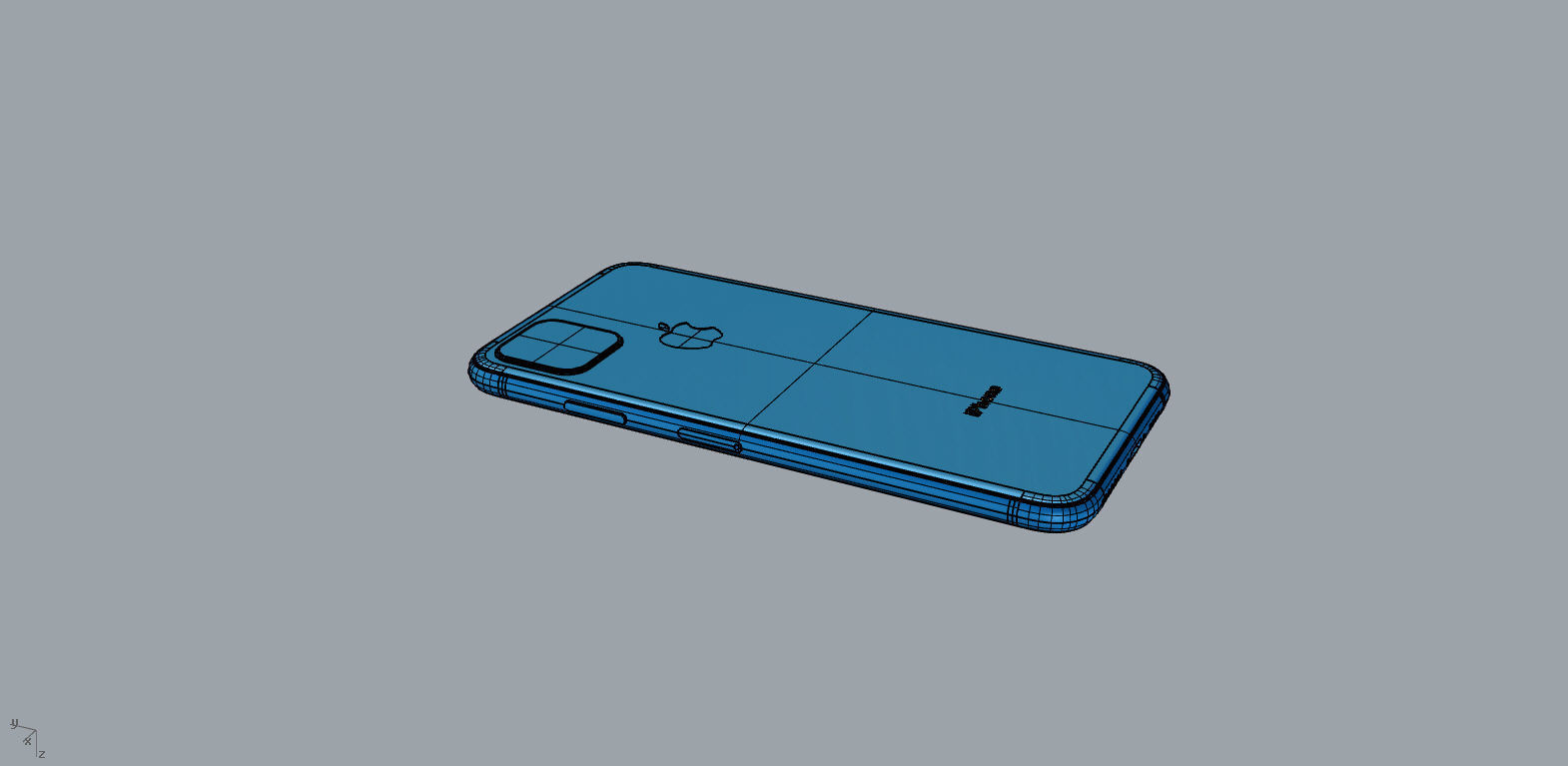 2019 iphone XI Max Space Gray 3D model 3D printable | CGTrader