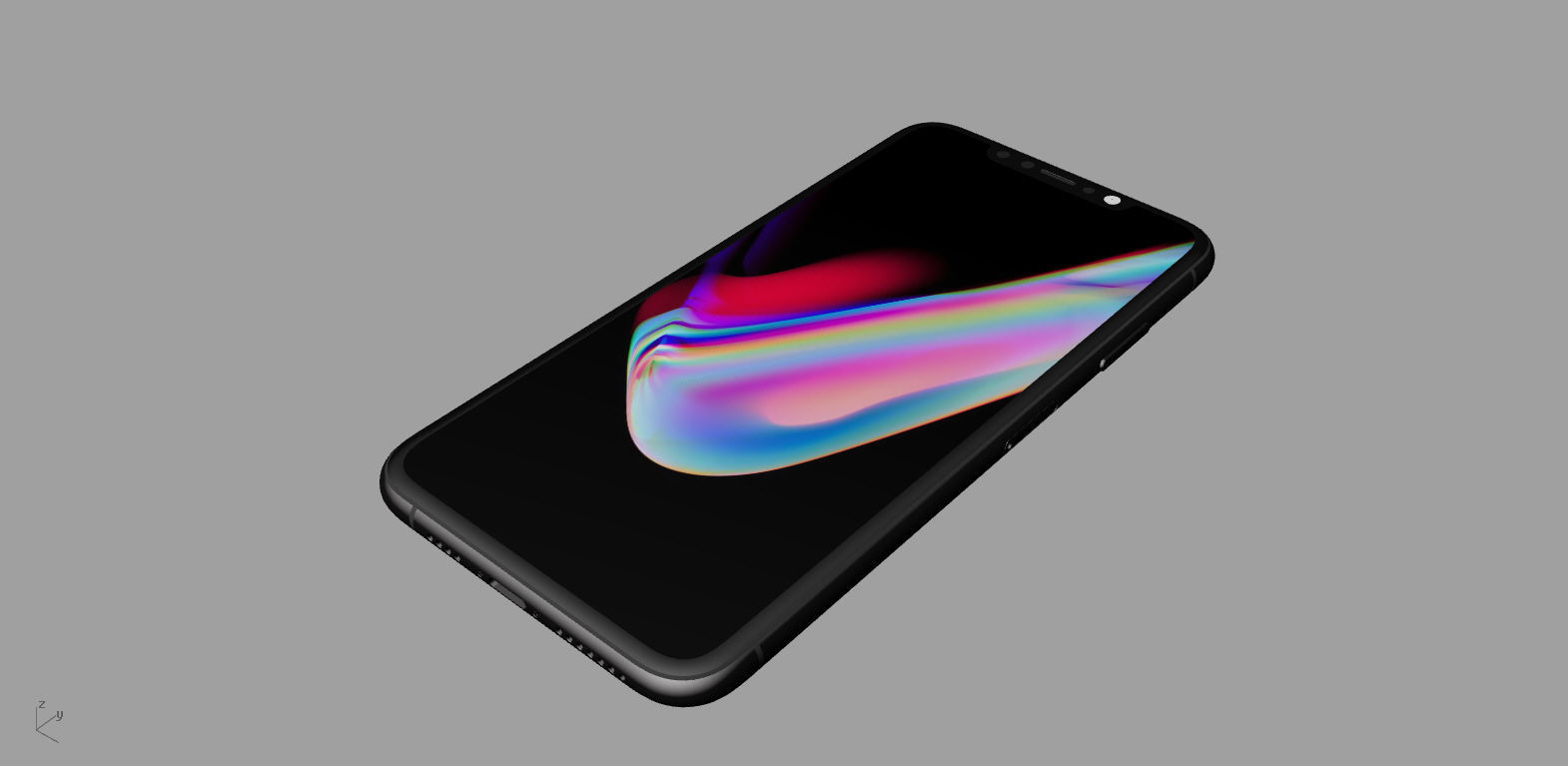 2019 iphone XI Max Space Gray 3D model 3D printable | CGTrader