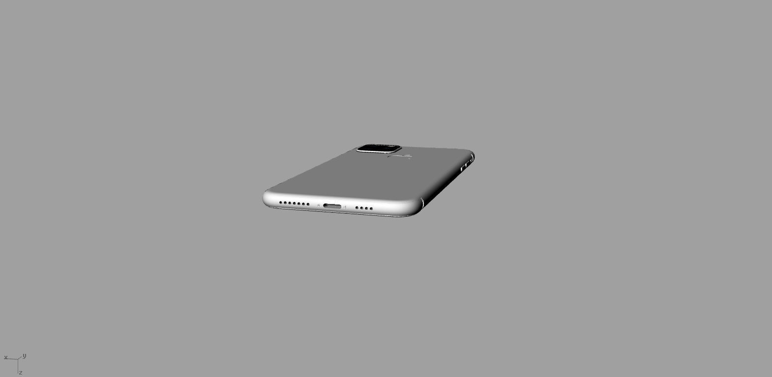 2019 iphone XI Max Space Gray 3D model 3D printable | CGTrader