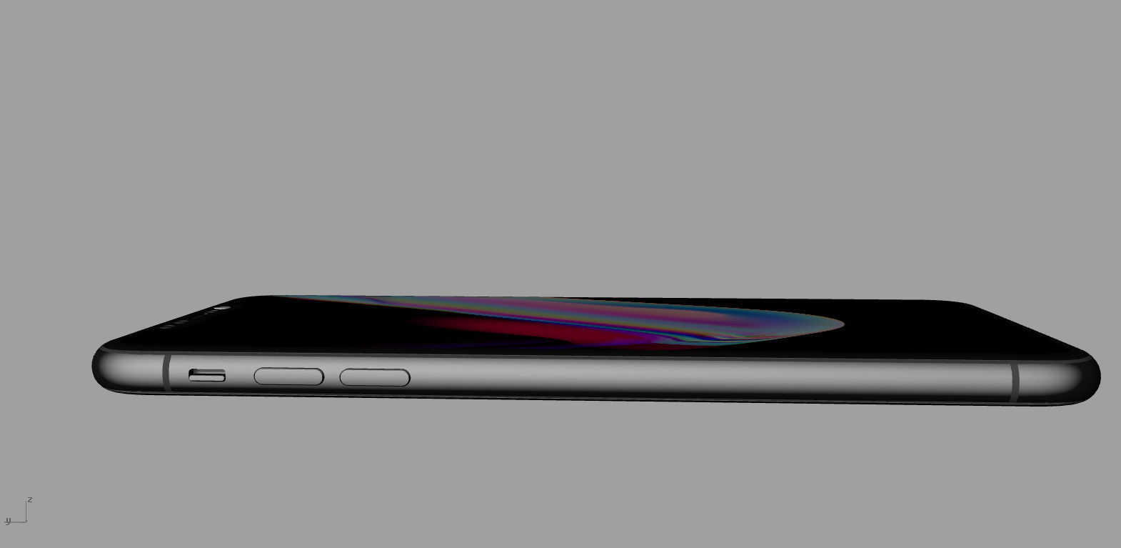 2019 iphone XI Max Space Gray 3D model 3D printable | CGTrader