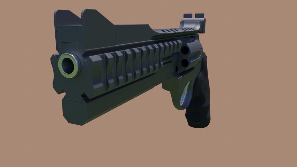 357 Magnum 3D model_3
